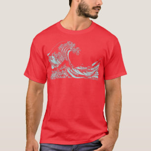 Famous Classic Japanese Fine Art Great Wave Hokusa T-Shirt