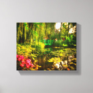 Famous Claude Monet Giverny Pond Lilies Canvas Print