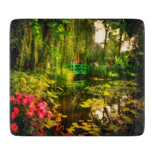 Famous Claude Monet Giverny Pond Lilies Cutting Board