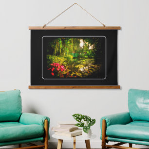 Famous Claude Monet Giverny Pond Lilies Hanging Tapestry