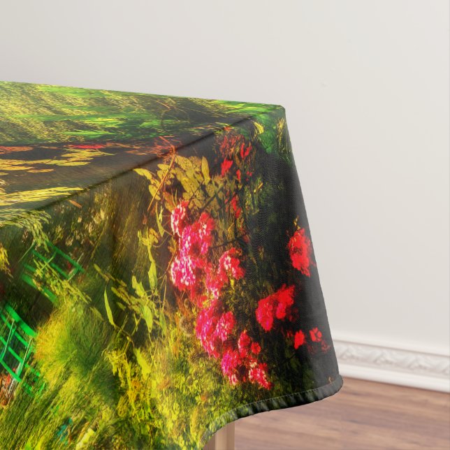 Famous Claude Monet Giverny Pond with Lilies Tablecloth (In Situ)