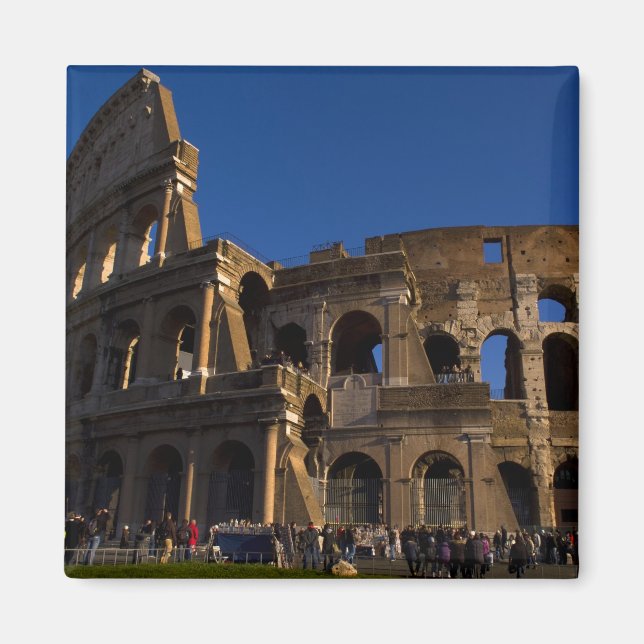 Famous Colosseum in Rome Italy Landmark Magnet (Front)