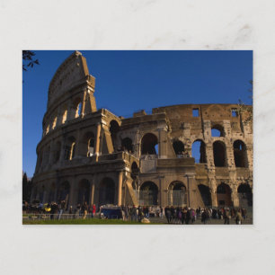 Famous Colosseum in Rome Italy Landmark Postcard
