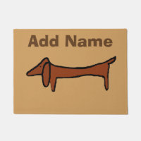Famous Dachshund Dog Abstract