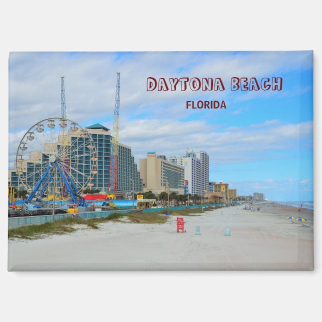 Famous Daytona Beach Florida Magnet (Front)
