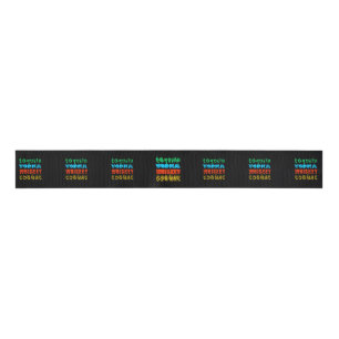 Famous Drinks Grosgrain Ribbon