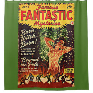 Famous Fantastic Mysteries June 1942 Shower Curtain