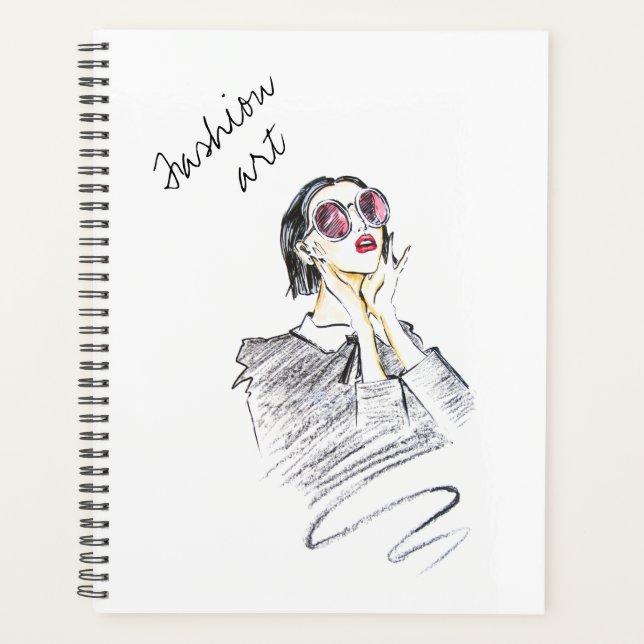 Famous Fashion Professional Image Plain Planner (Front)