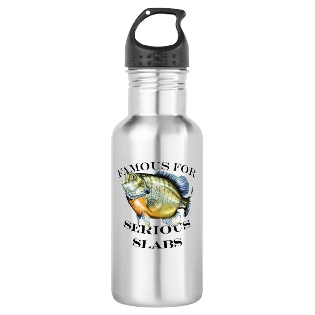 Famous For Serious Slabs Light 532 Ml Water Bottle (Front)