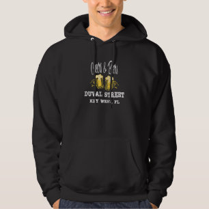 Famous Fun On Duval St Key West Fl Beer Booze Peop Hoodie