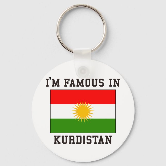Famous In Kurdistan Key Ring (Front)