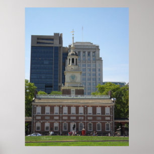 Famous Independence Hall Poster