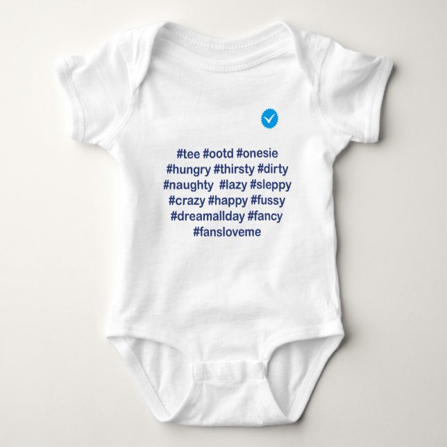 Famous instagram baby bodysuit (Front)