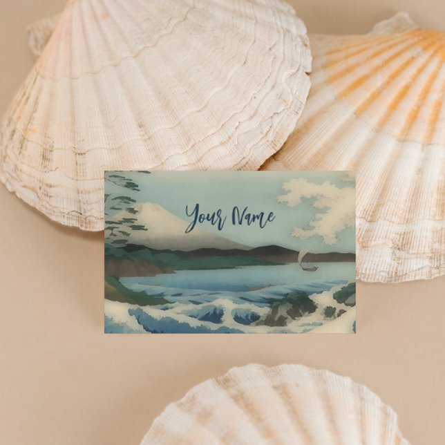 Famous Japanese  sea view Business Card (Creator Uploaded)