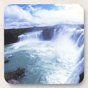 Famous Jodafoss Falls in North Central Iceland Coaster