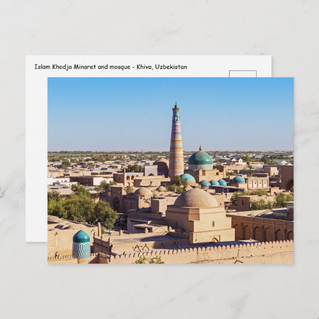 Famous Khiva - Uzbekistan Postcard (Front/Back)
