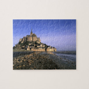 Famous Le Mont St. Michel Island Fortress in Jigsaw Puzzle