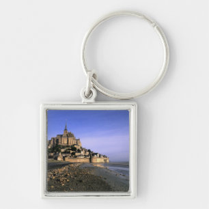 Famous Le Mont St. Michel Island Fortress in Key Ring