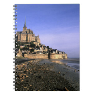 Famous Le Mont St. Michel Island Fortress in Spiral Notebook