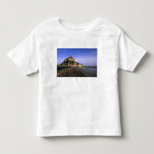 Famous Le Mont St. Michel Island Fortress in Toddler T-Shirt