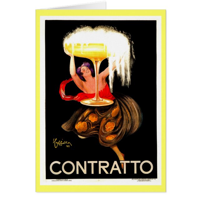 Famous Leonetto Cappiello Italian Champagne (Front)