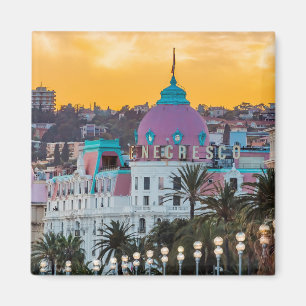 Famous luxury hotel Hotel Negresco in Nice France Magnet