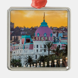 Famous luxury hotel Hotel Negresco in Nice France Metal Tree Decoration
