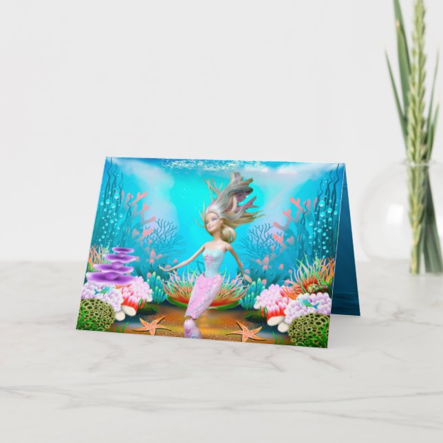 Famous Mermaid Card (Front)