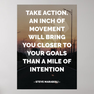 Famous Motivational and Inspirational Quote Poster