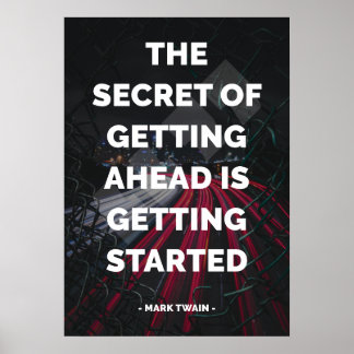 Famous Motivational and Inspirational Quote Poster