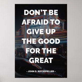 Famous Motivational and Inspirational Quote Poster