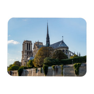 Famous Notre Dame de Paris Cathedral - France Magnet