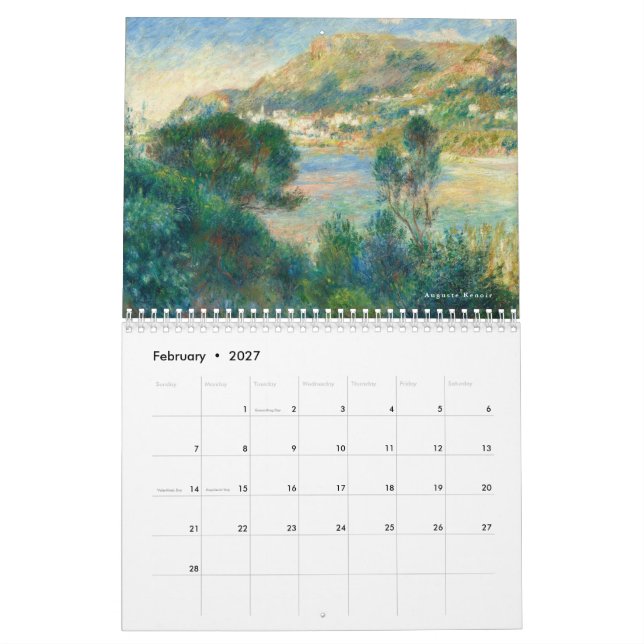 Famous Old Paintings Art Calendar 2024 (Feb 2027)