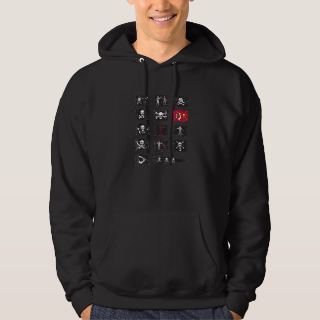 Famous Pirates Flags Hoodie (Front)