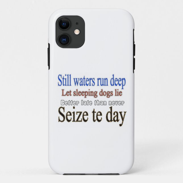 Famous Quotes Sayings Case-Mate iPhone Case (Back)