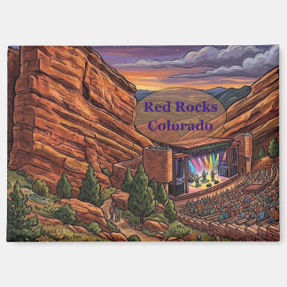 Famous Red Rocks Magnet
