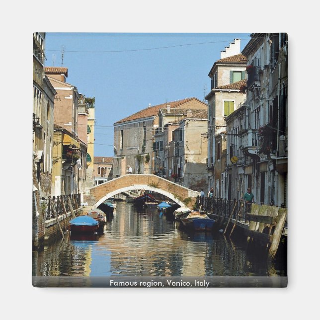 Famous region, Venice, Italy Magnet (Front)