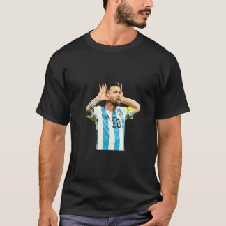 Famous Riquelme Celebration Hand on Ears Argentina T-Shirt