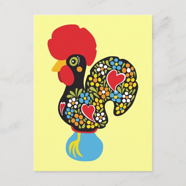 Famous Rooster of Barcelos Nr 06 Postcard (Front)