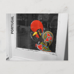 Famous Rooster of Barcelos Photo - Portugal Postcard