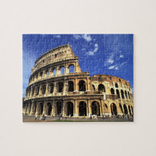 Famous ruins of the Coliseum in Rome Italy Jigsaw Puzzle