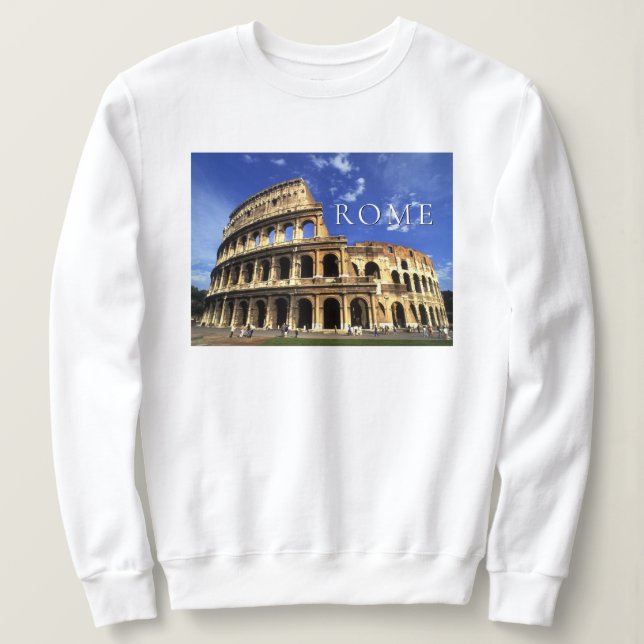 Famous Ruins of the Coliseum | Rome Italy Sweatshirt (Design Front)