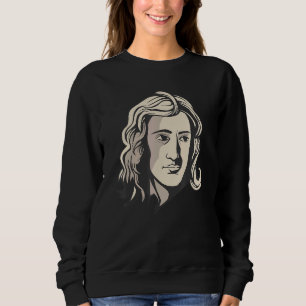Famous Sir Isaac Newton Physicist  Mathematician A Sweatshirt