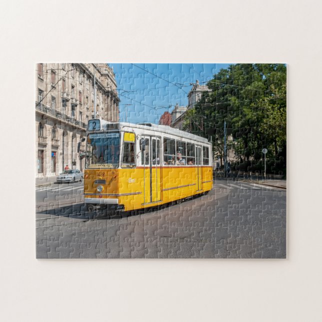 Famous Tramway two in Budapest, Hungary Jigsaw Puzzle (Horizontal)