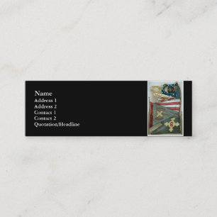 Famous Union Battle Flags - Plate 1 - Mini Business Card