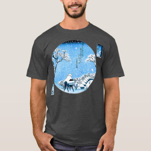 Famous Vintage Japanese Art Fujikawa by Hiroshige T-Shirt