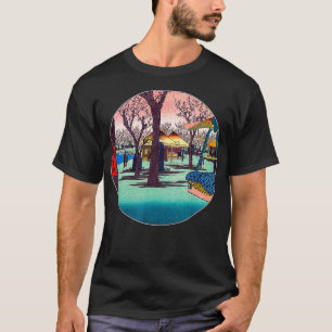 Famous Vintage Japanese Woodblock Art Plum Garden  T-Shirt