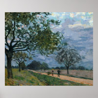 Famous Visual Arts Alfred Sisley the Road from Ver