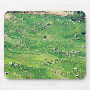 Famous yuanyang Rice Terraces - Yunnan, China Mouse Pad