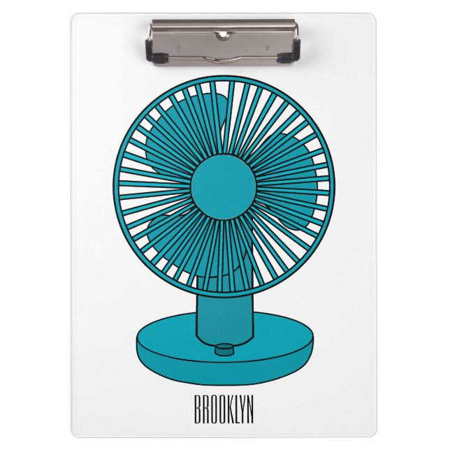 Fan cartoon illustration  clipboard (Front)